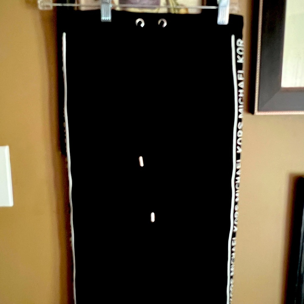 Michael Korrs long logo skirt